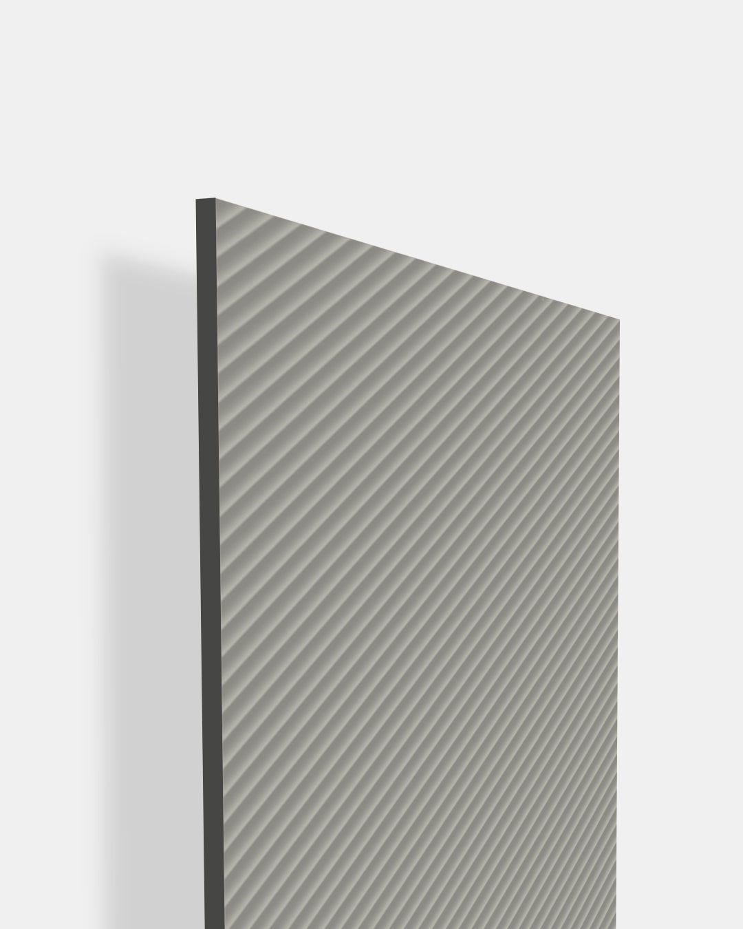 Cape Grey - FF- L 154 Grey Fluted Texture Laminate - Dorby mica