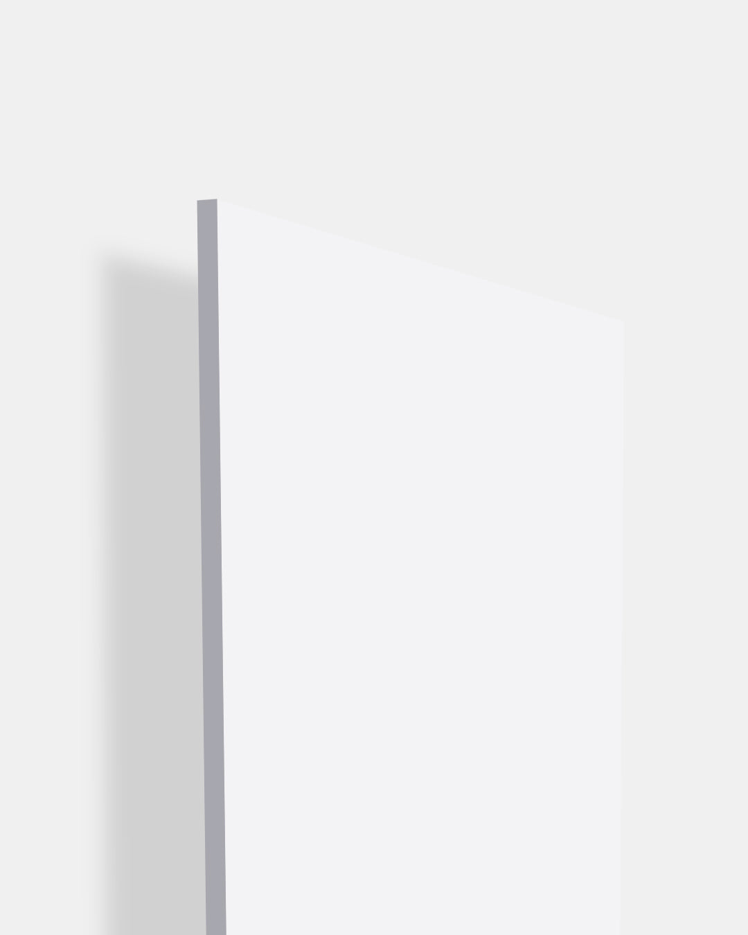 Milky Snow White - FM 9185 Grey Plain Colors Matte Laminate - Dorby mica