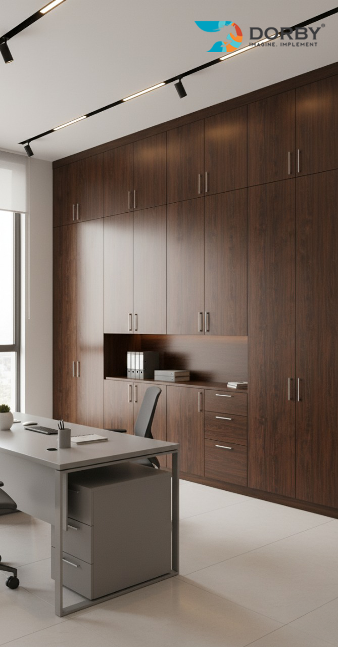 Oak Flakes - GL 1078 Brown Wood Gloss Laminate - Dorby mica