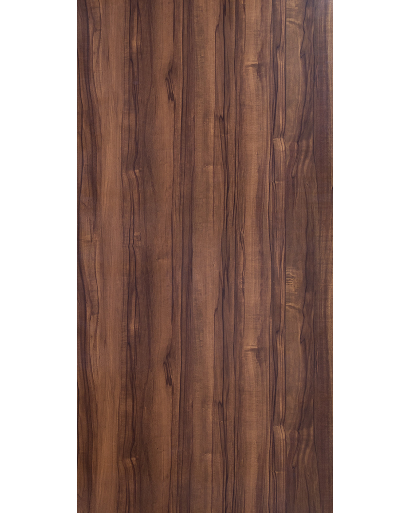 Rustic Walnut - GL 1152 Brown Wood Gloss Laminate - Dorby mica