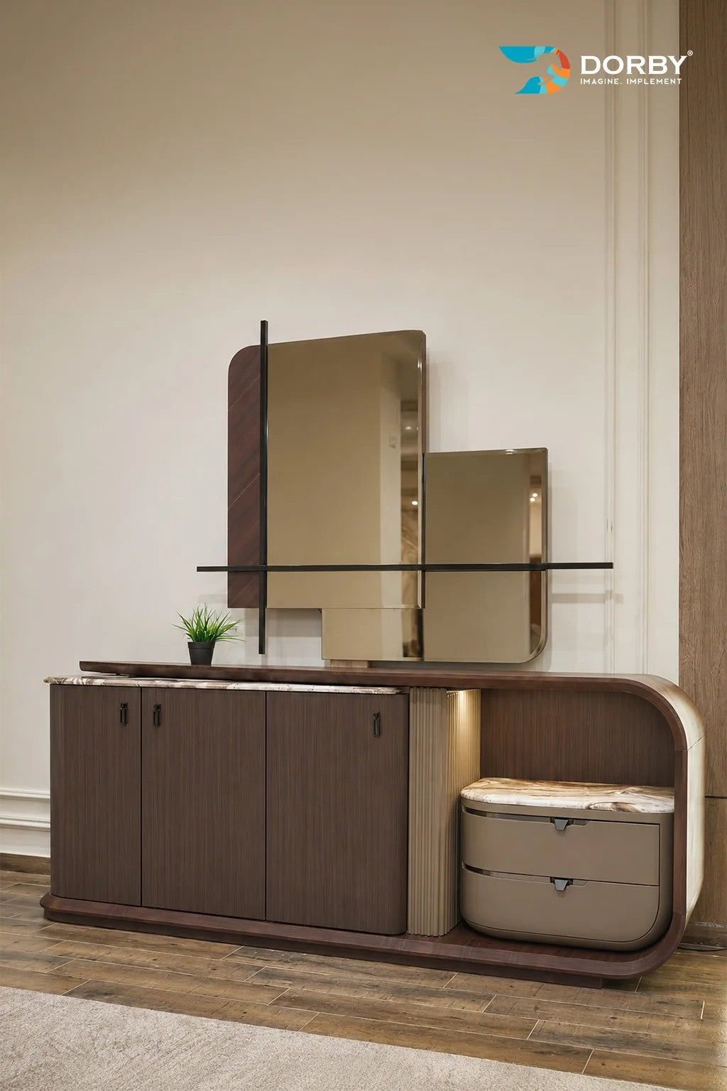 Victorian Eucalyptus Brown Wood Gloss Laminate