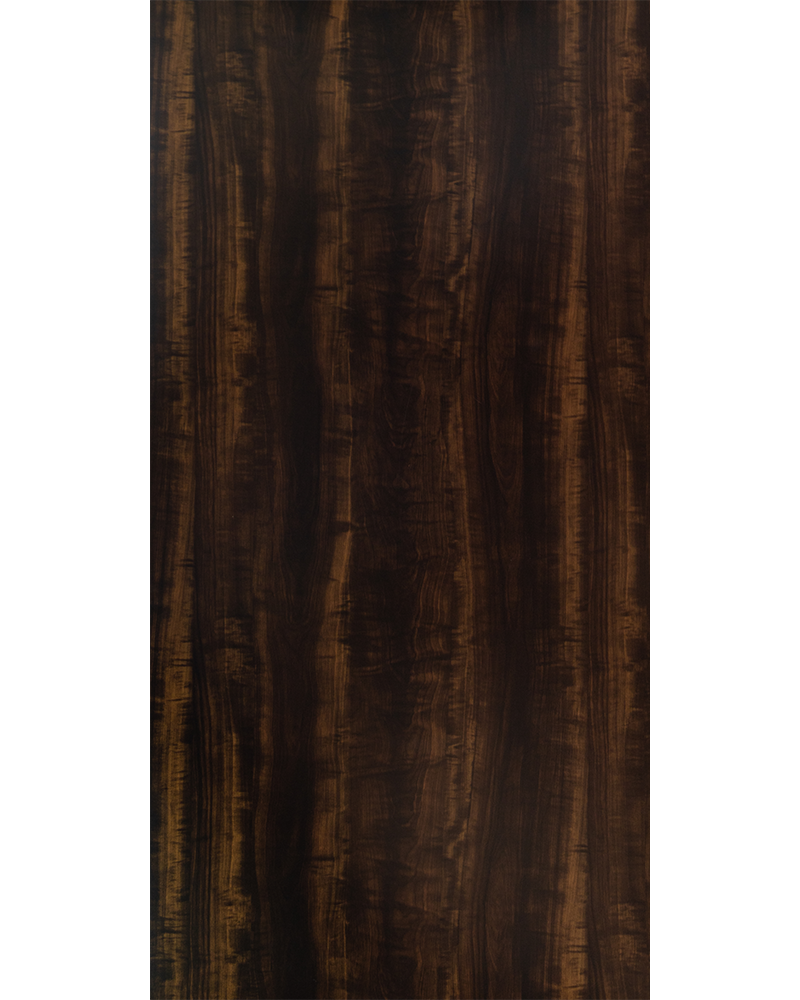 Ferro Walnut- GL 872 Brown Wood Gloss Laminate - Dorby mica