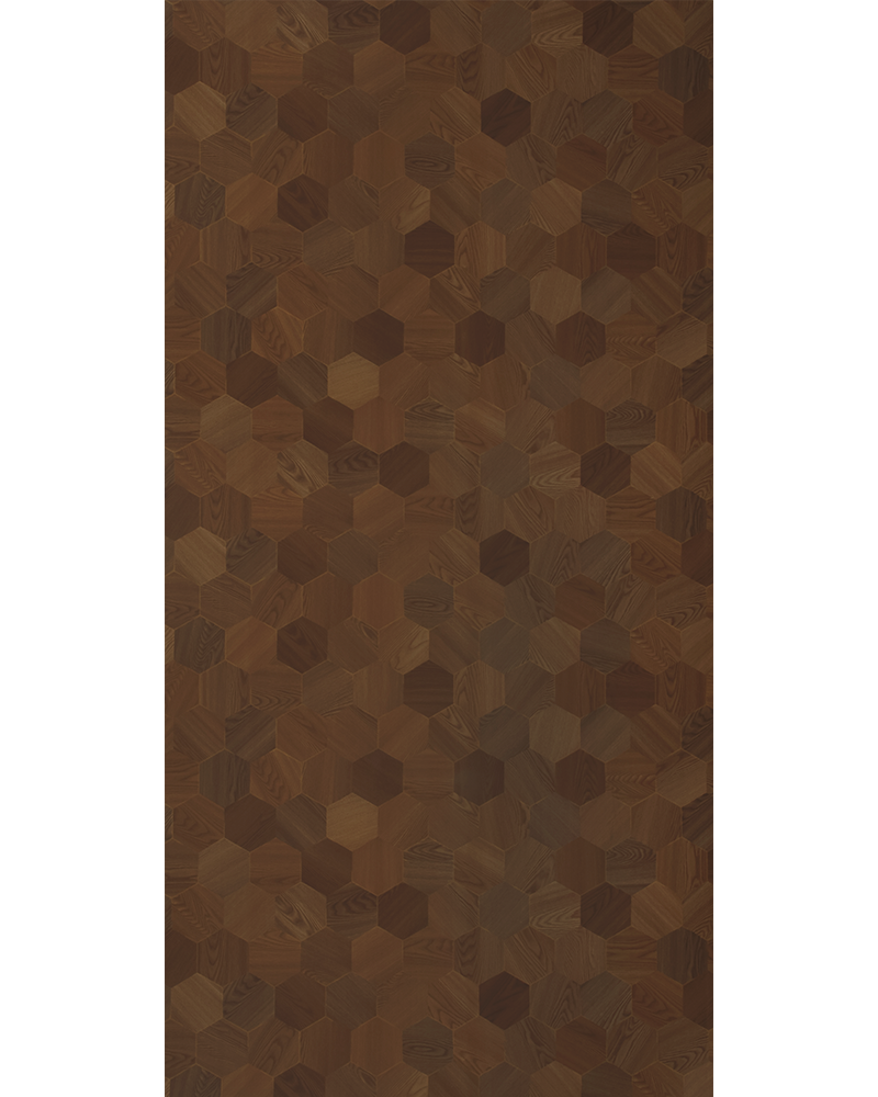 Hexa Walnut - GL 8883 Brown Designer Gloss Laminate - Dorby mica