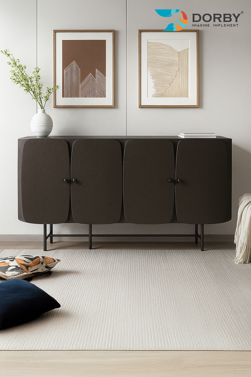 Rosetta Aroma - GL 9067 Grey Designer Gloss Laminate - Dorby mica