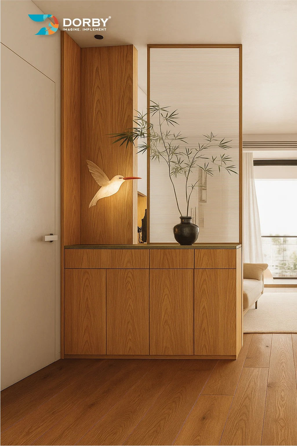 American Pear Wood Brown Texture Laminate