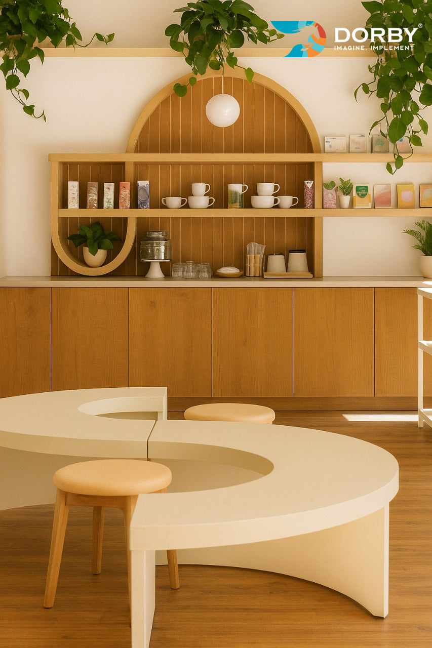 Australian Teak - GR 9517 Brown Wood Texture Laminate - Dorby mica