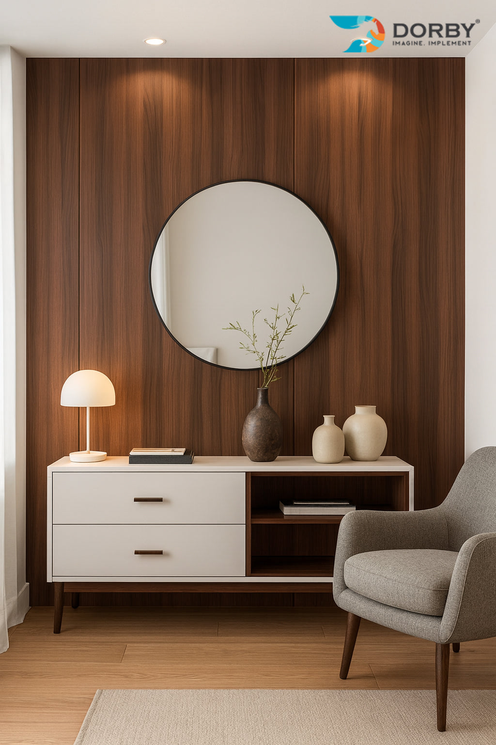 Brazilian Ash - GR 9540 Brown Wood Suede Laminate - Dorby mica