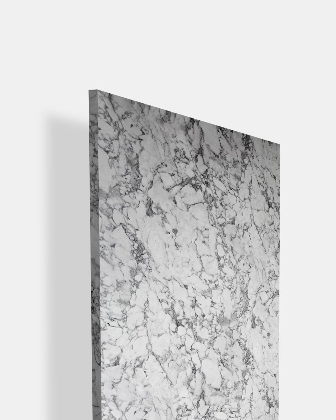 Torano  - HG 1504 White Marble & Stone High Gloss Laminate - Dorby mica