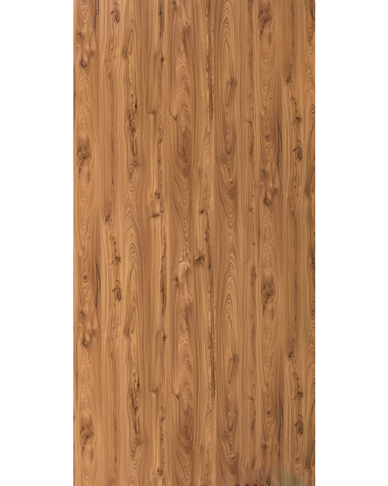 Monarch Elm  - HG 1548 Brown Wood High Gloss Laminate - Dorby mica