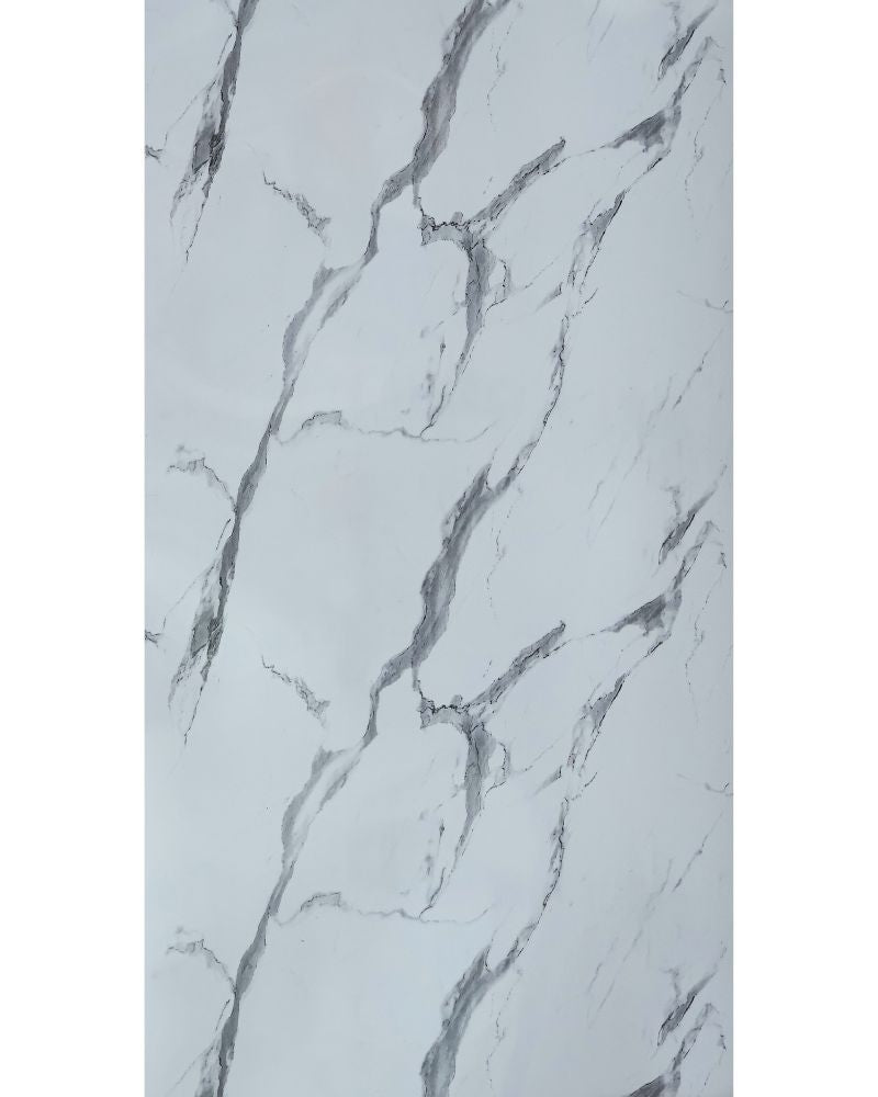 Satvario - HG 8018 Grey Marble & Stone High Gloss Laminate - Dorby mica