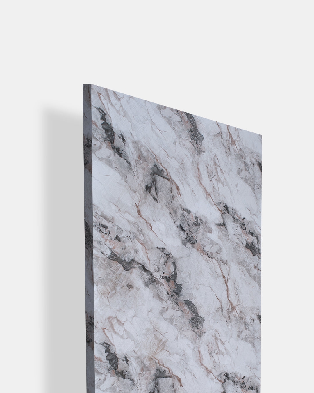 Mountain Stone - HG 8037 White Marble & Stone High Gloss Laminate - Dorby mica
