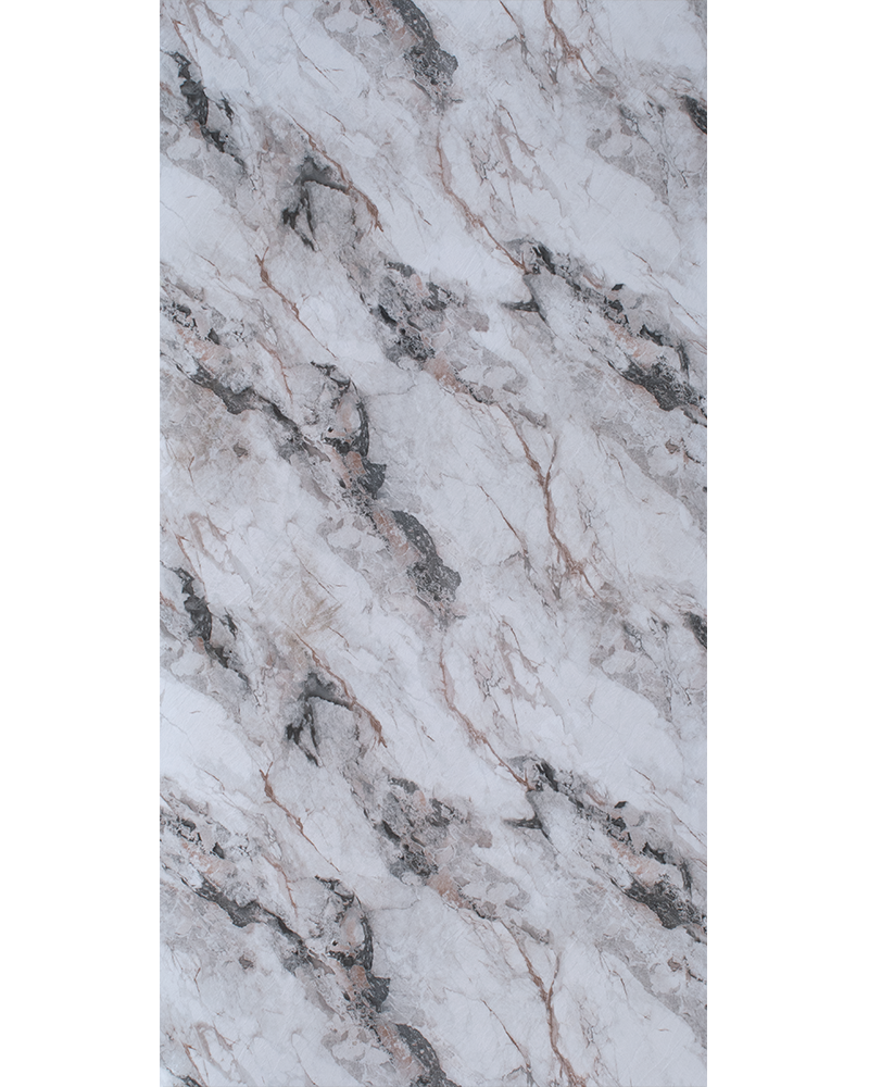 Mountain Stone - HG 8037 White Marble & Stone High Gloss Laminate - Dorby mica