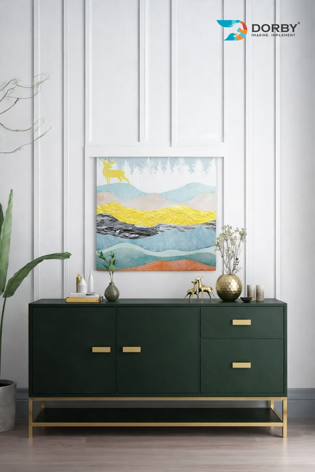 Desert Sage - HG 8162 Green Plain Colors High Gloss Laminate - Dorby mica
