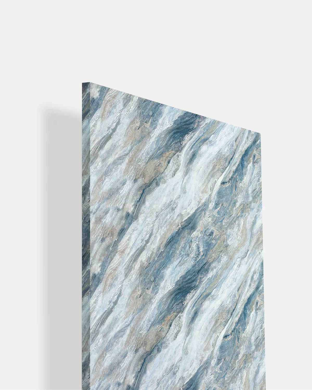 Glacier Flow Blue Marble & Stone High Gloss Laminate