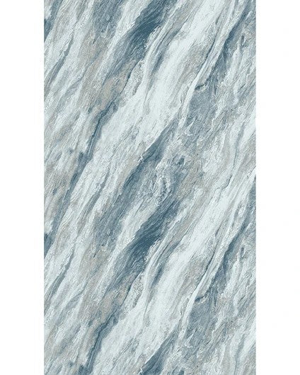 Glacier Flow Blue Marble & Stone High Gloss Laminate