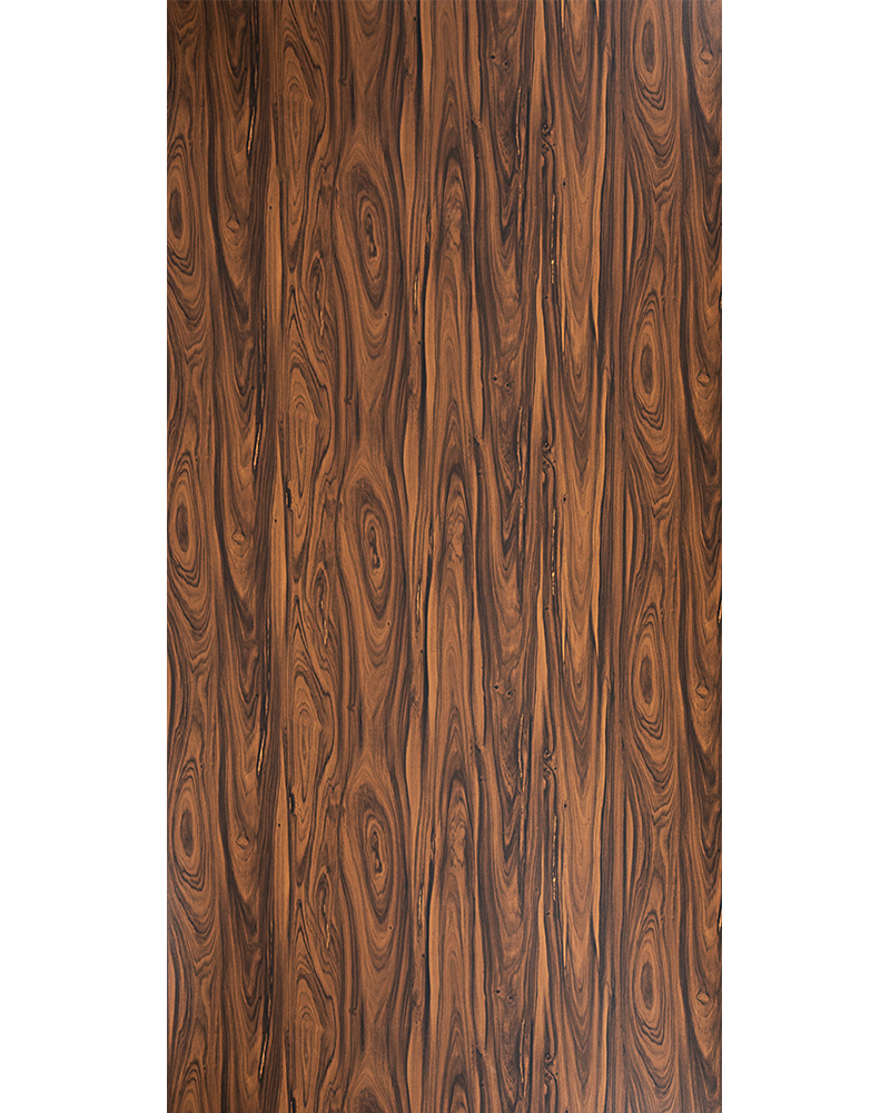 Excel Rosewood - HG 843 Brown Wood High Gloss Laminate - Dorby mica
