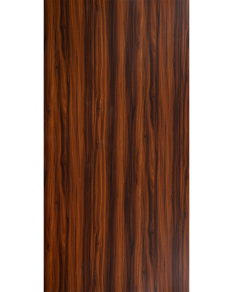 Rustic Iroka - HG 862 Brown Wood High Gloss Laminate - Dorby mica