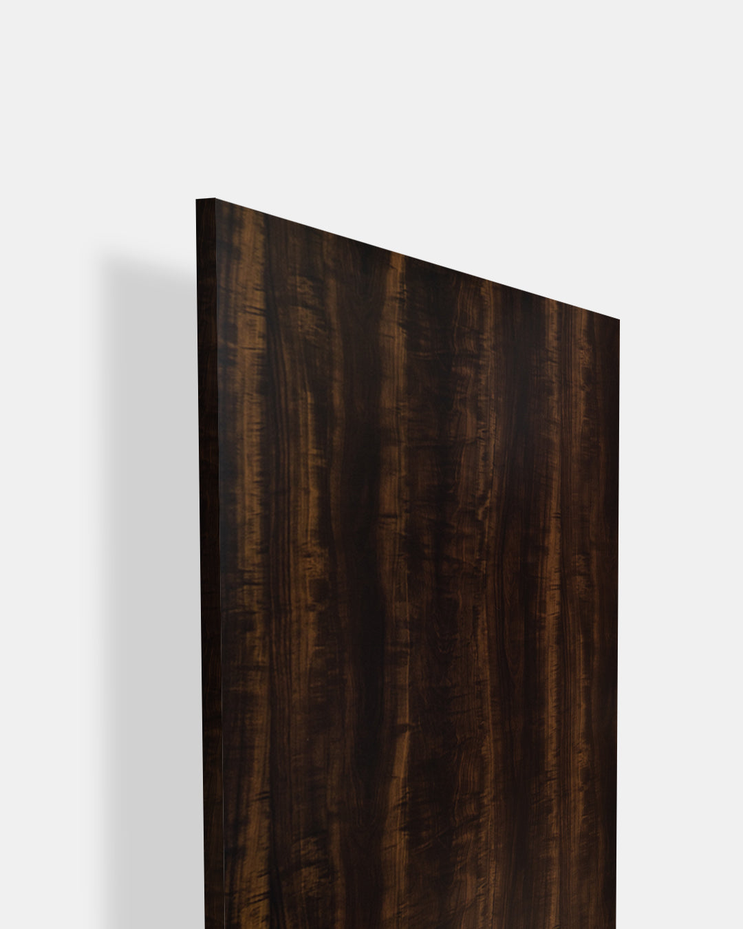 Ferro Walnut - HG 872 Brown Wood High Gloss Laminate - Dorby mica