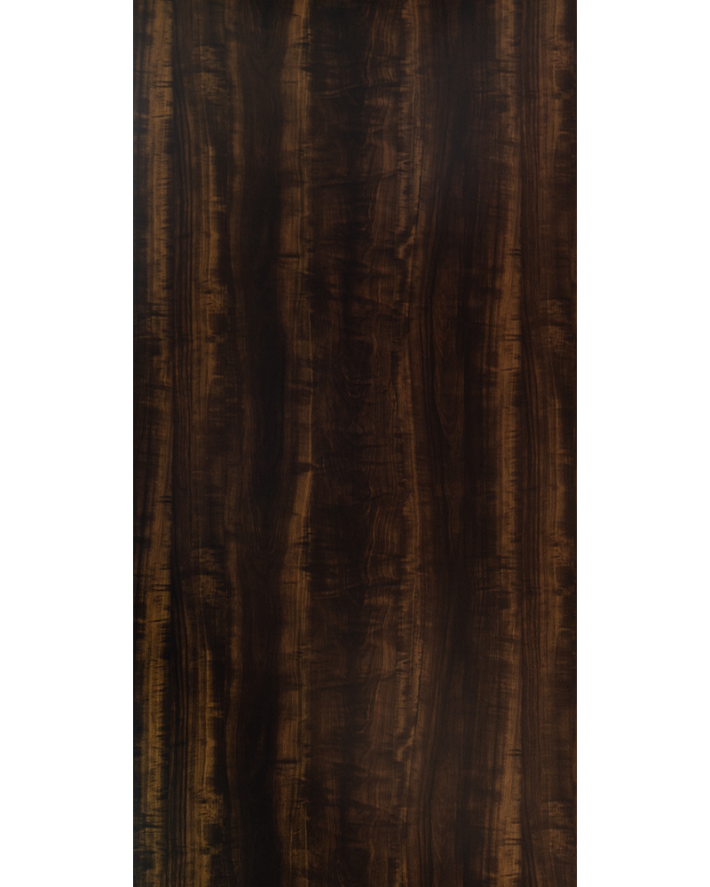 Ferro Walnut - HG 872 Brown Wood High Gloss Laminate - Dorby mica