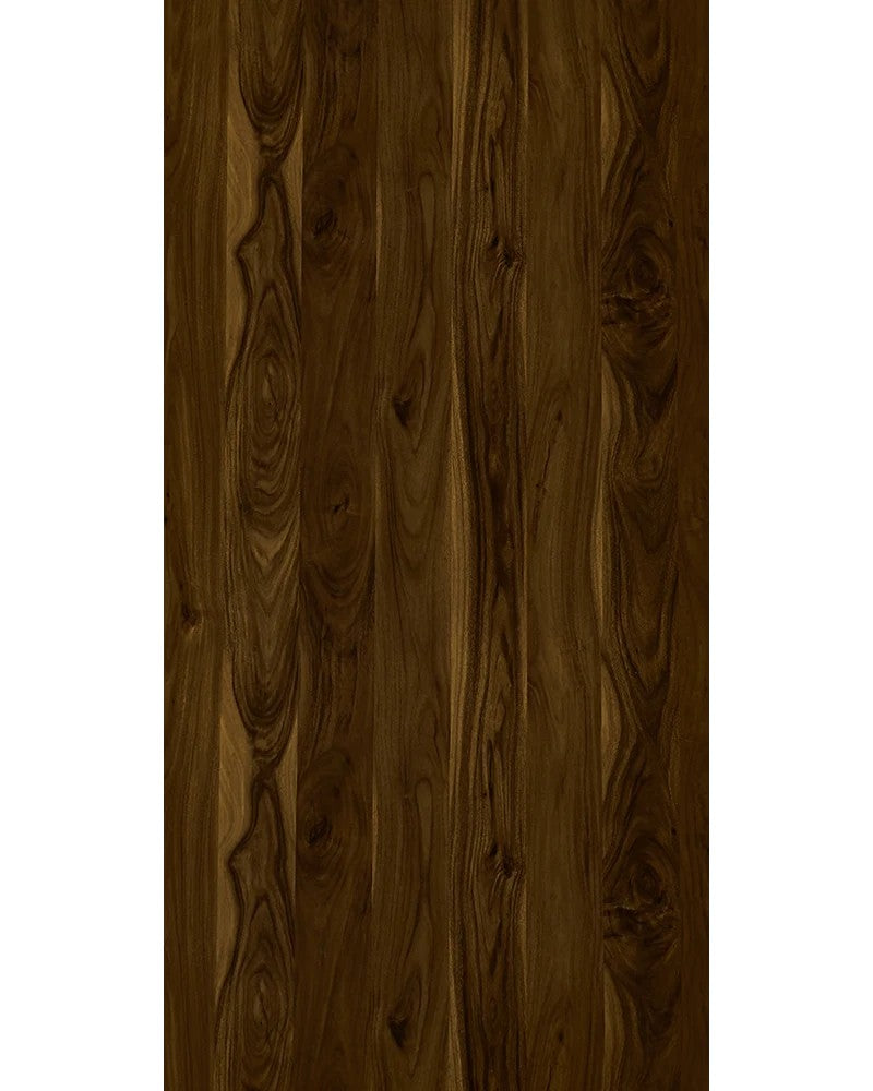 Walnut Crotch Brown Wood High Gloss Laminate