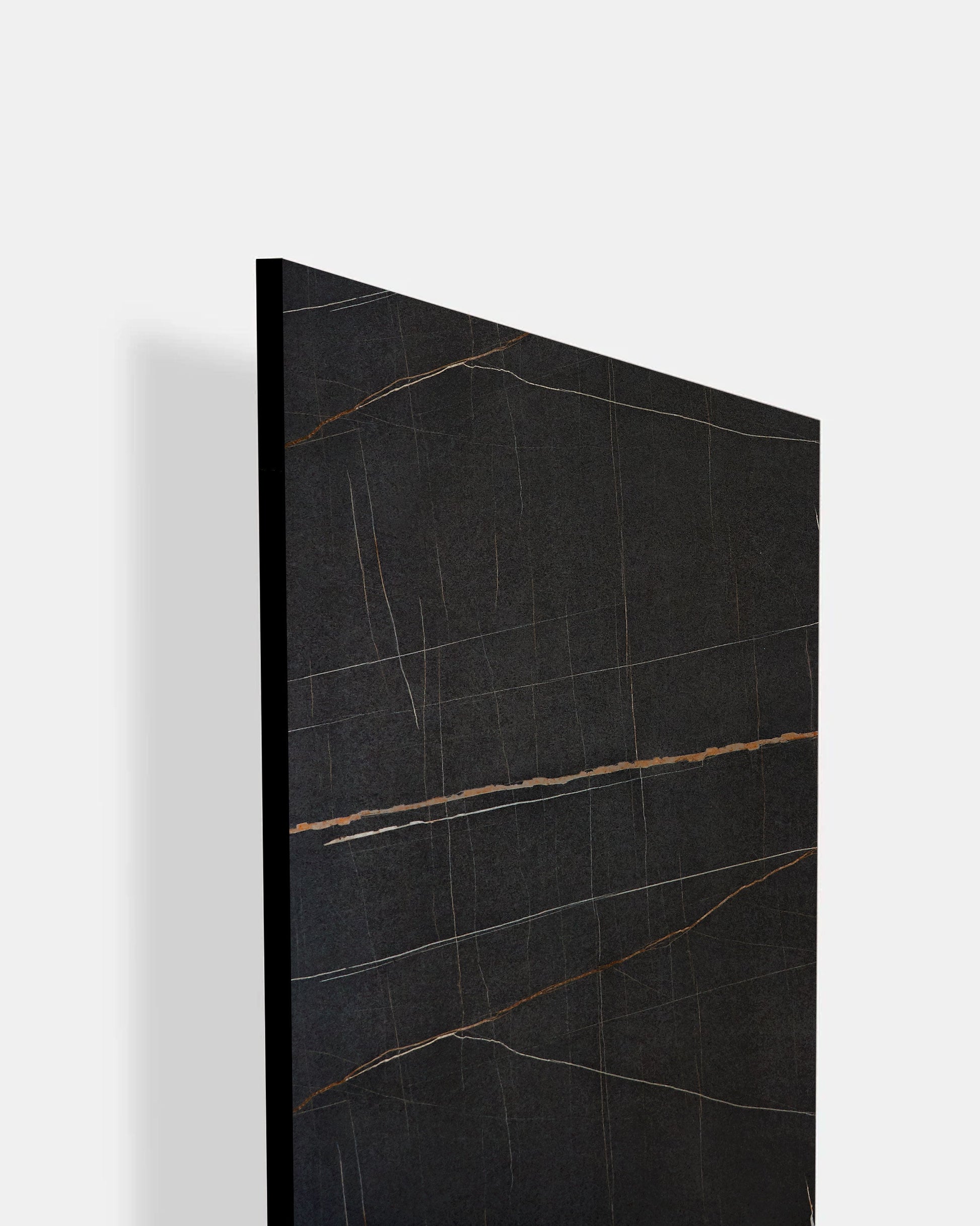 Pietra Slate - HG 9064 Black Marble & Stone High Gloss Laminate - Dorby mica