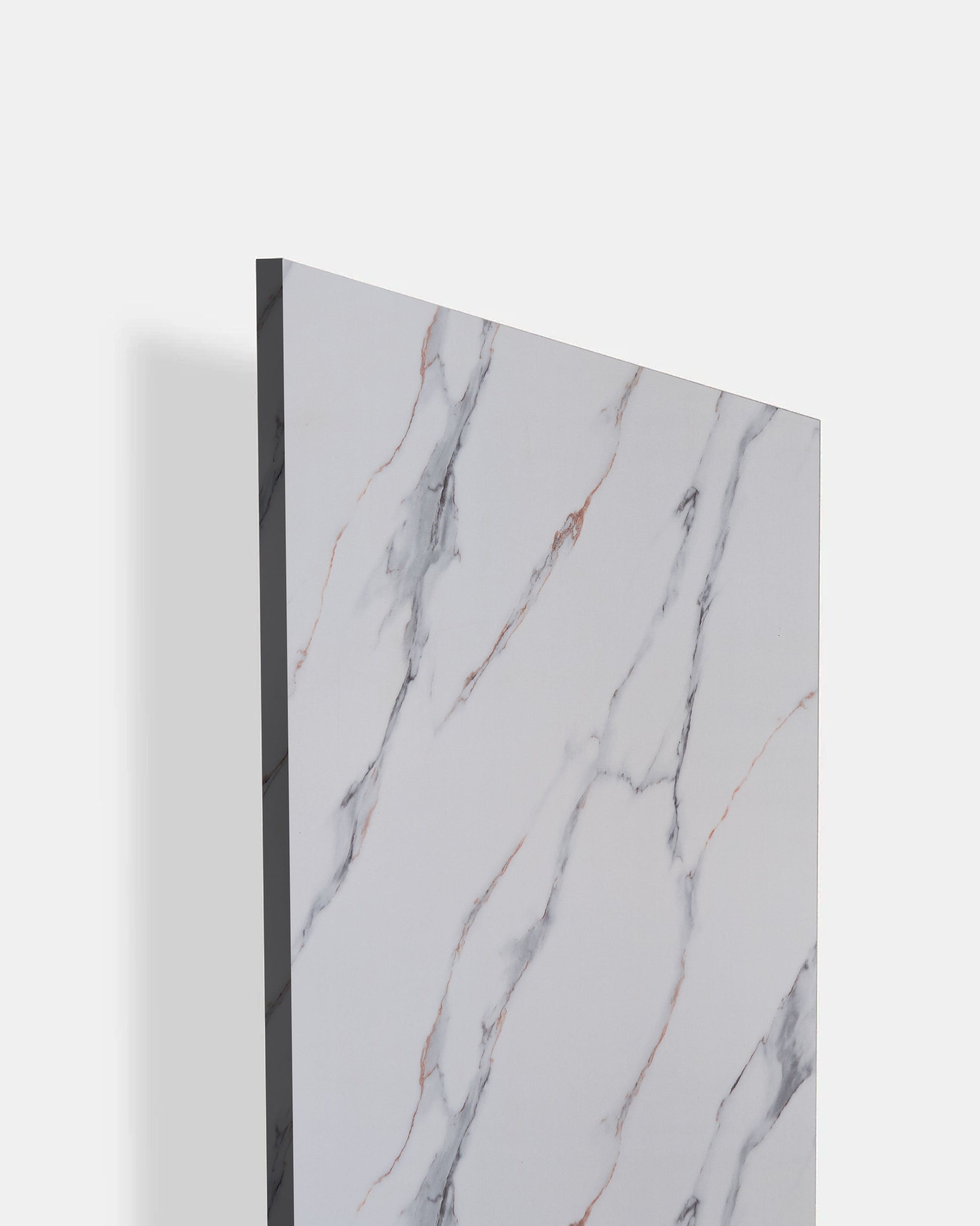 Calacatta - HG 9070 White Marble & Stone High Gloss Laminate - Dorby mica