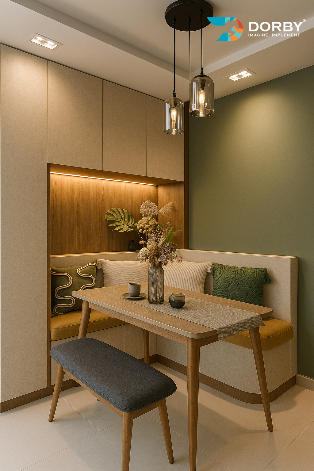 Clary Jade - HG 9180 Green Plain Colors High Gloss Laminate - Dorby mica