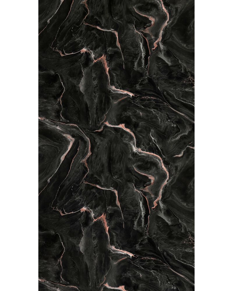 Rustic Rock - HG 9320 Black Marble & Stone High Gloss Laminate - Dorby mica