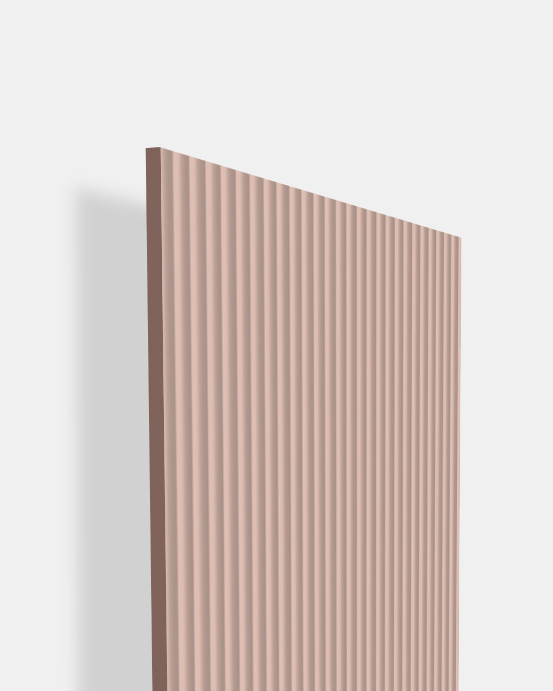 Mellow Rose - HGF 182 Beige Fluted High Gloss Laminate - Dorby mica