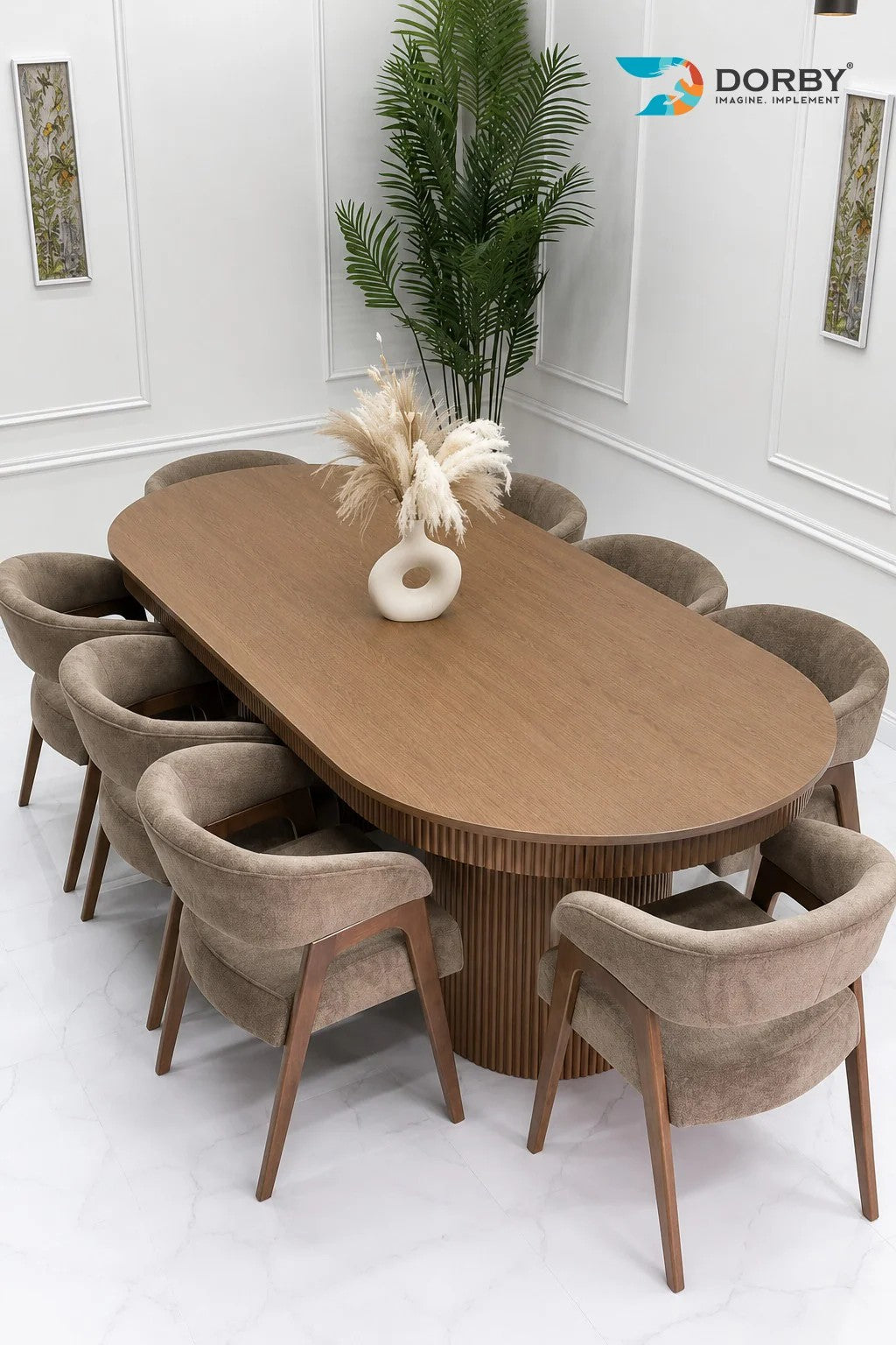 Scandi Oak Brown Wood Texture Laminate