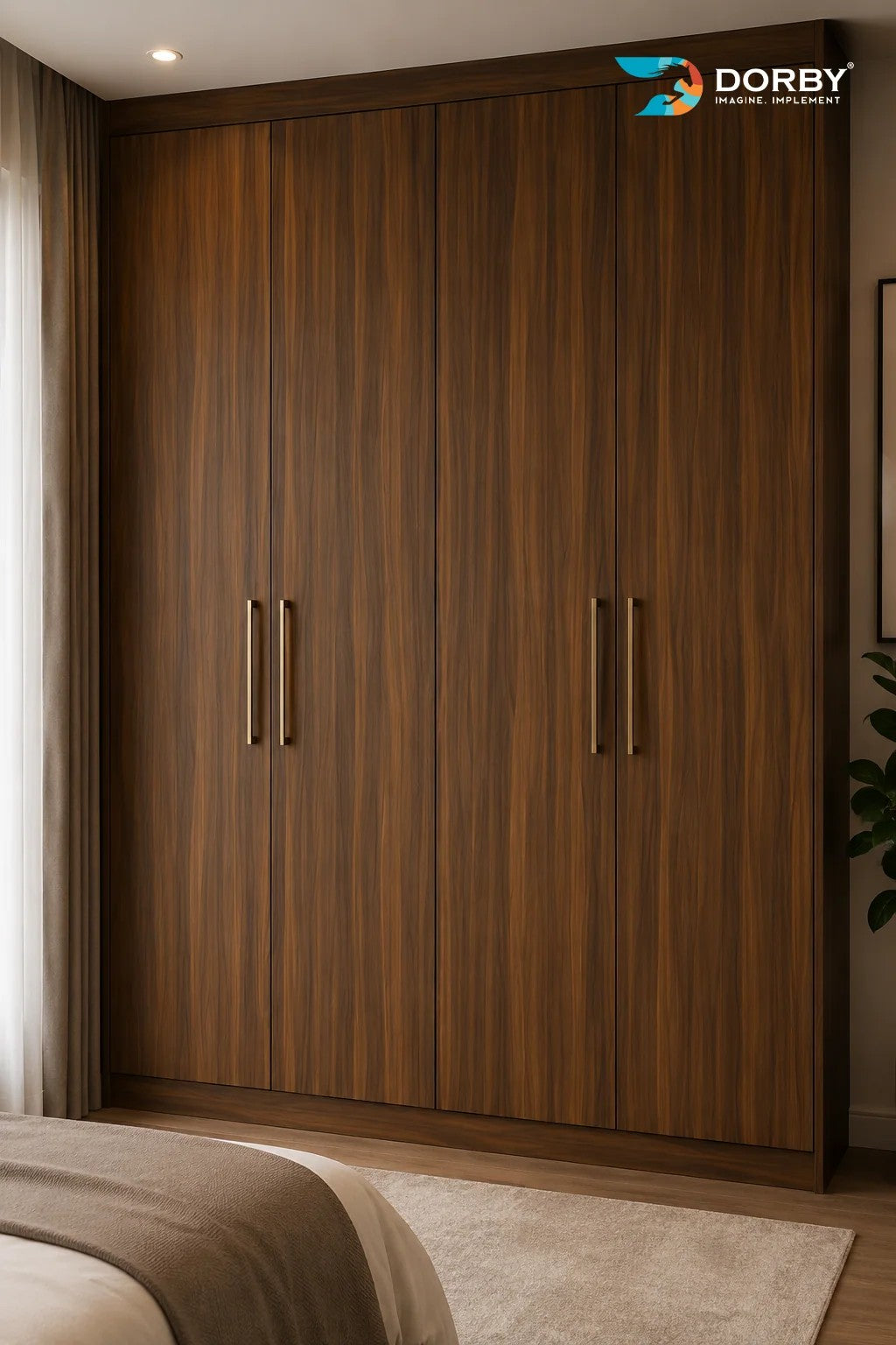 Cadiz Walnut Brown Wood Texture Laminate
