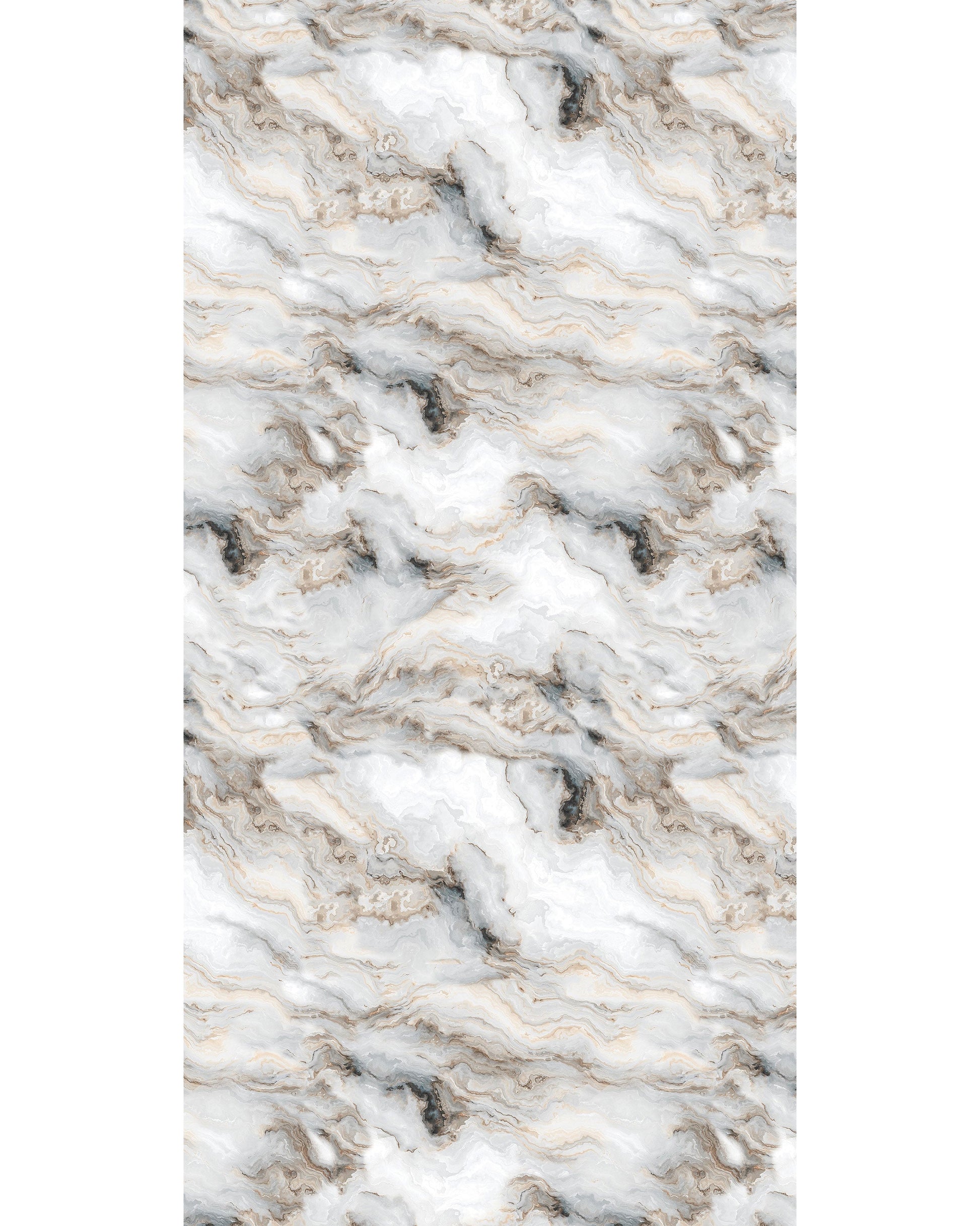 Cinder earthy - NL 2007 White Marble & Stone Matte Laminate - Dorby mica
