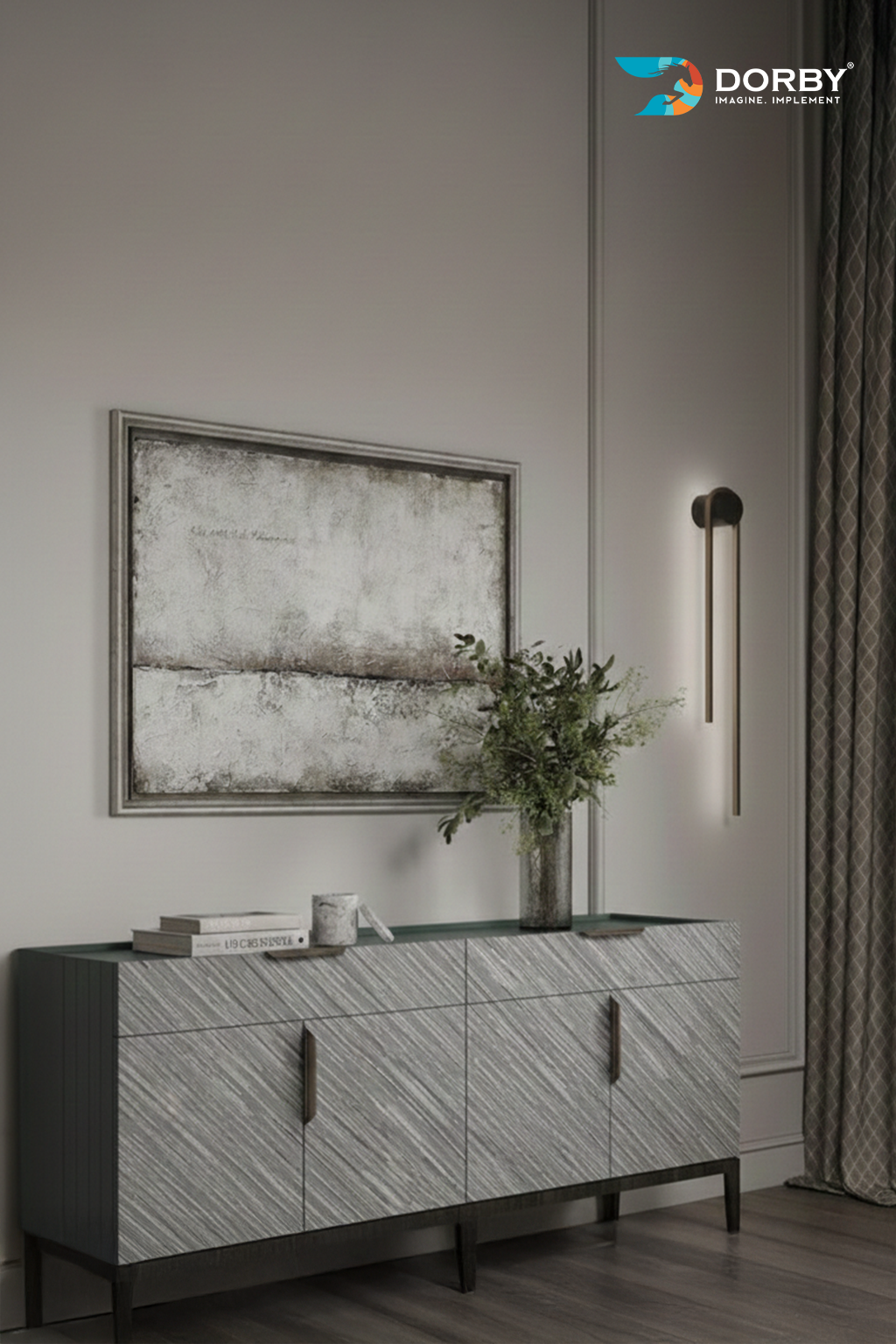 Cross Stone - NL 9072 Grey Marble & Stone Matte Laminate - Dorby mica