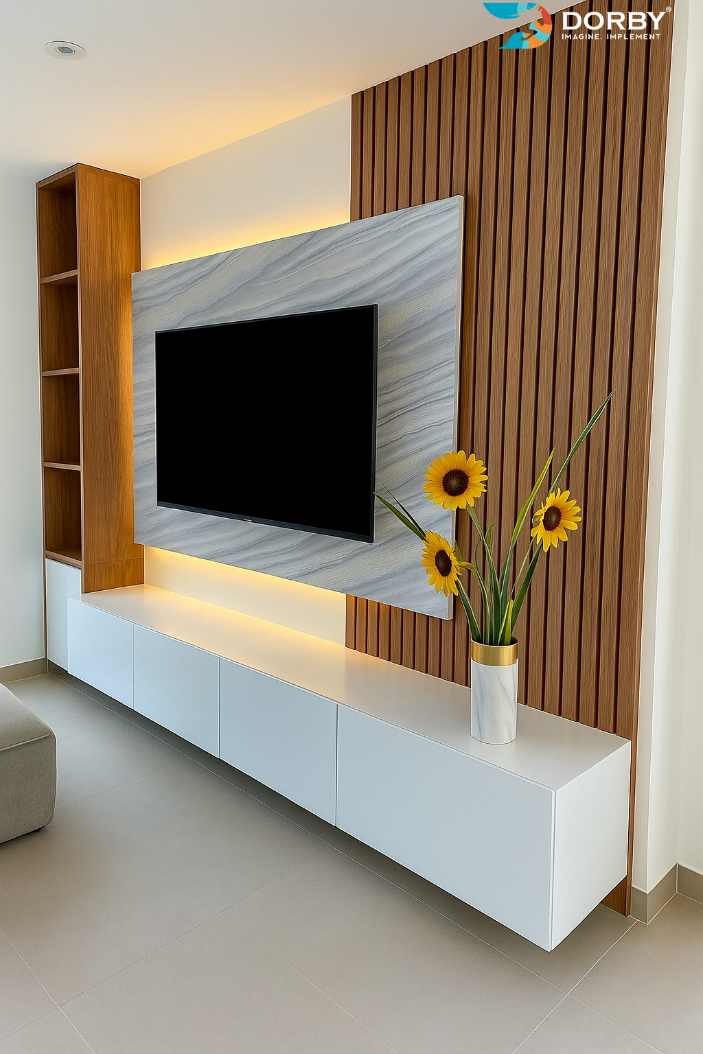 Dream Mosaic - NLD 5014 Grey Marble & Stone Matte Laminate - Dorby mica