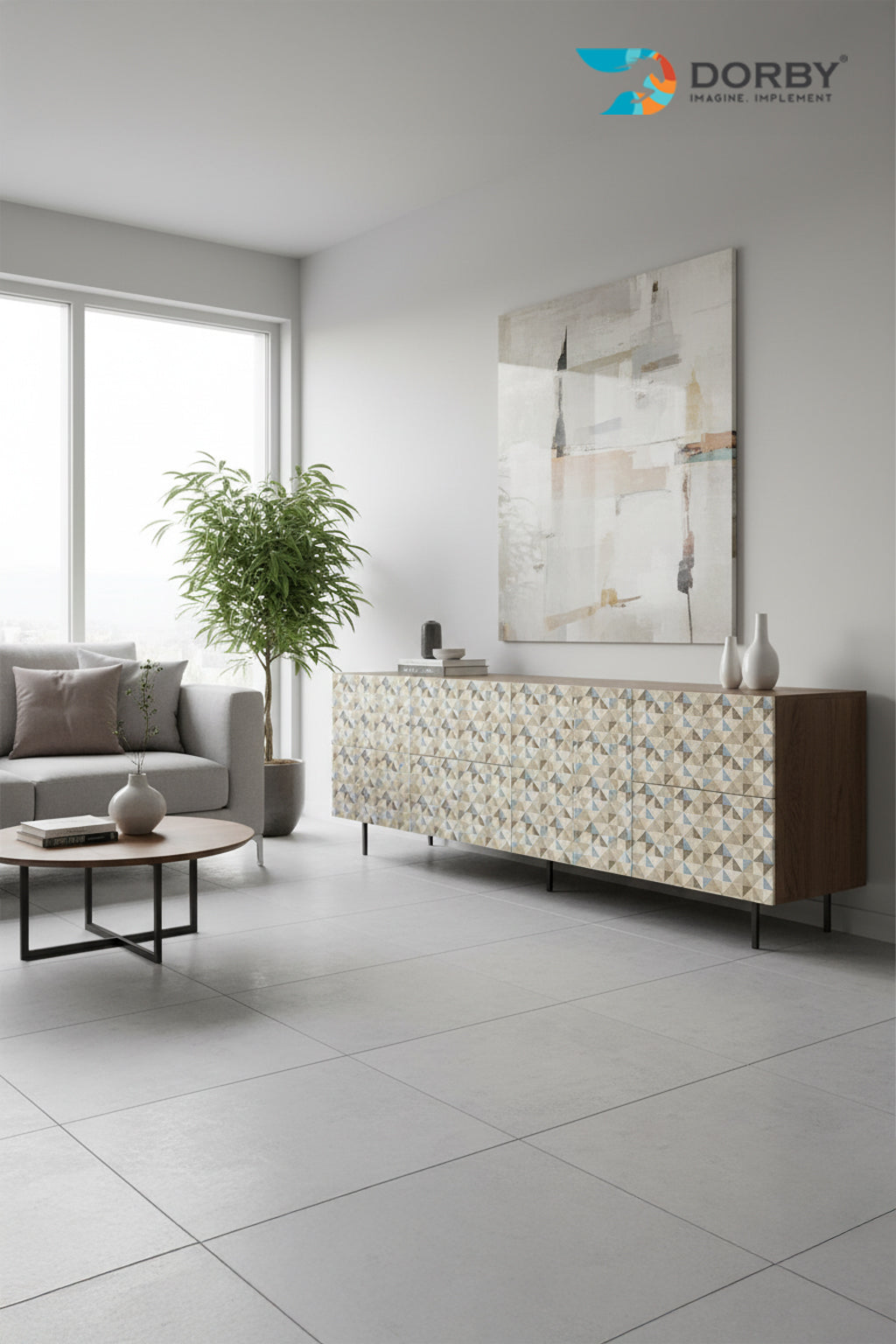 Opal - NLD 5017 Beige Designer Matte Laminate - Dorby mica