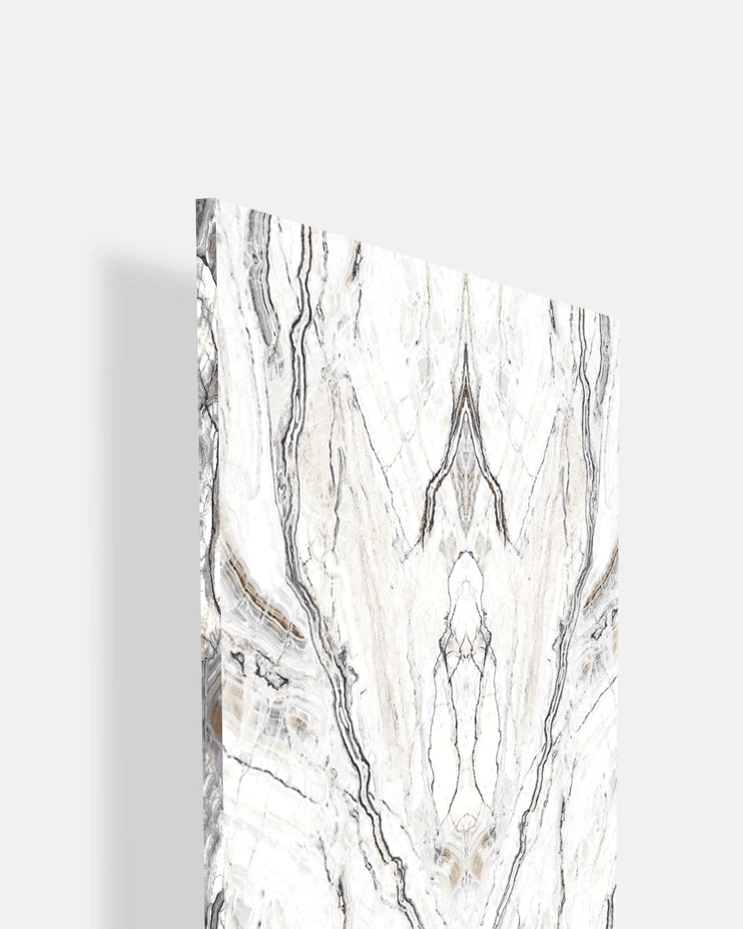 Albeta Crown - NLD 5018 White Marble & Stone Matte Laminate - Dorby mica