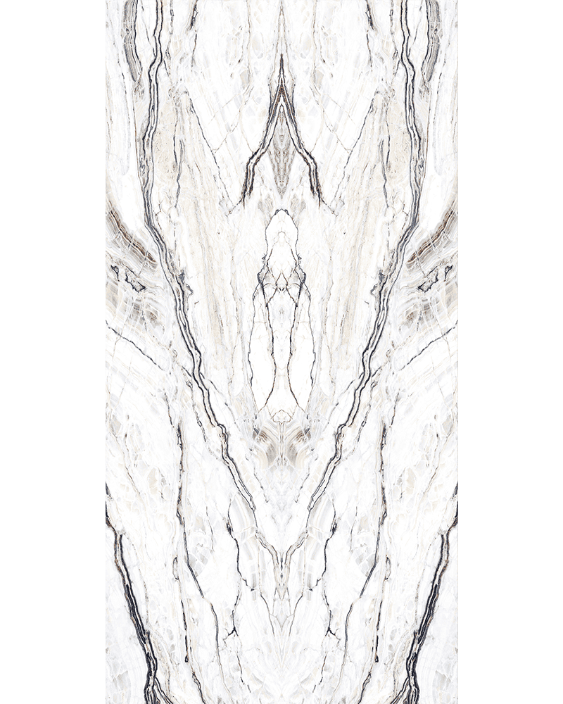 Albeta Crown - NLD 5018 White Marble & Stone Matte Laminate - Dorby mica