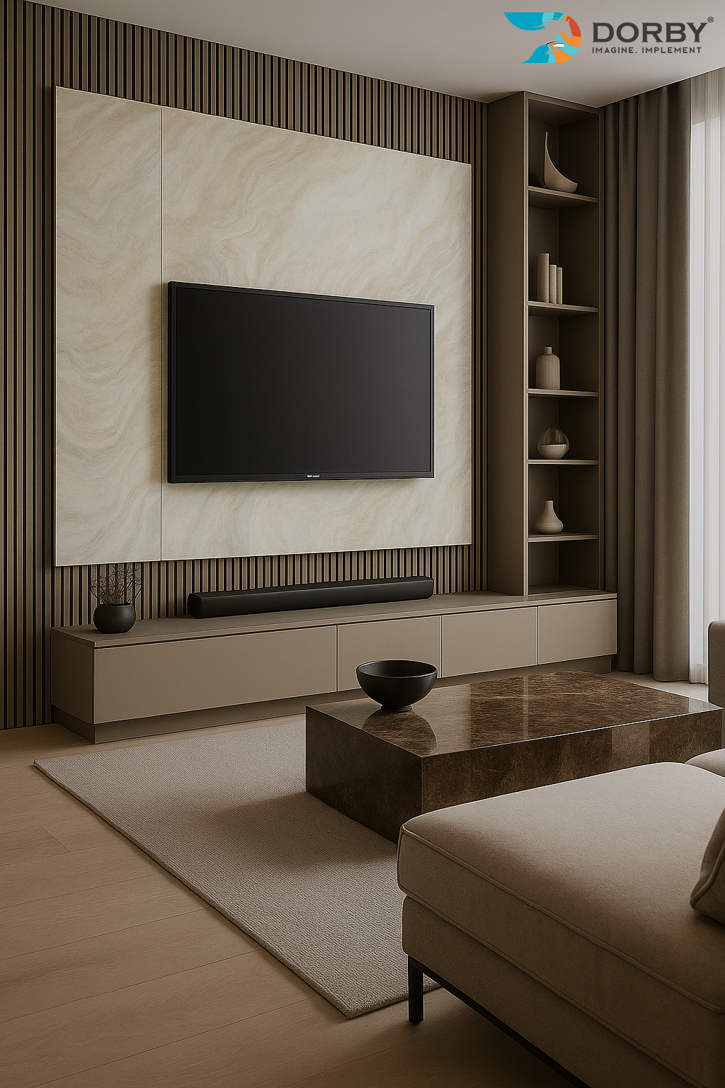Onyx - NLD 57 Beige Marble & Stone Matte Laminate - Dorby mica