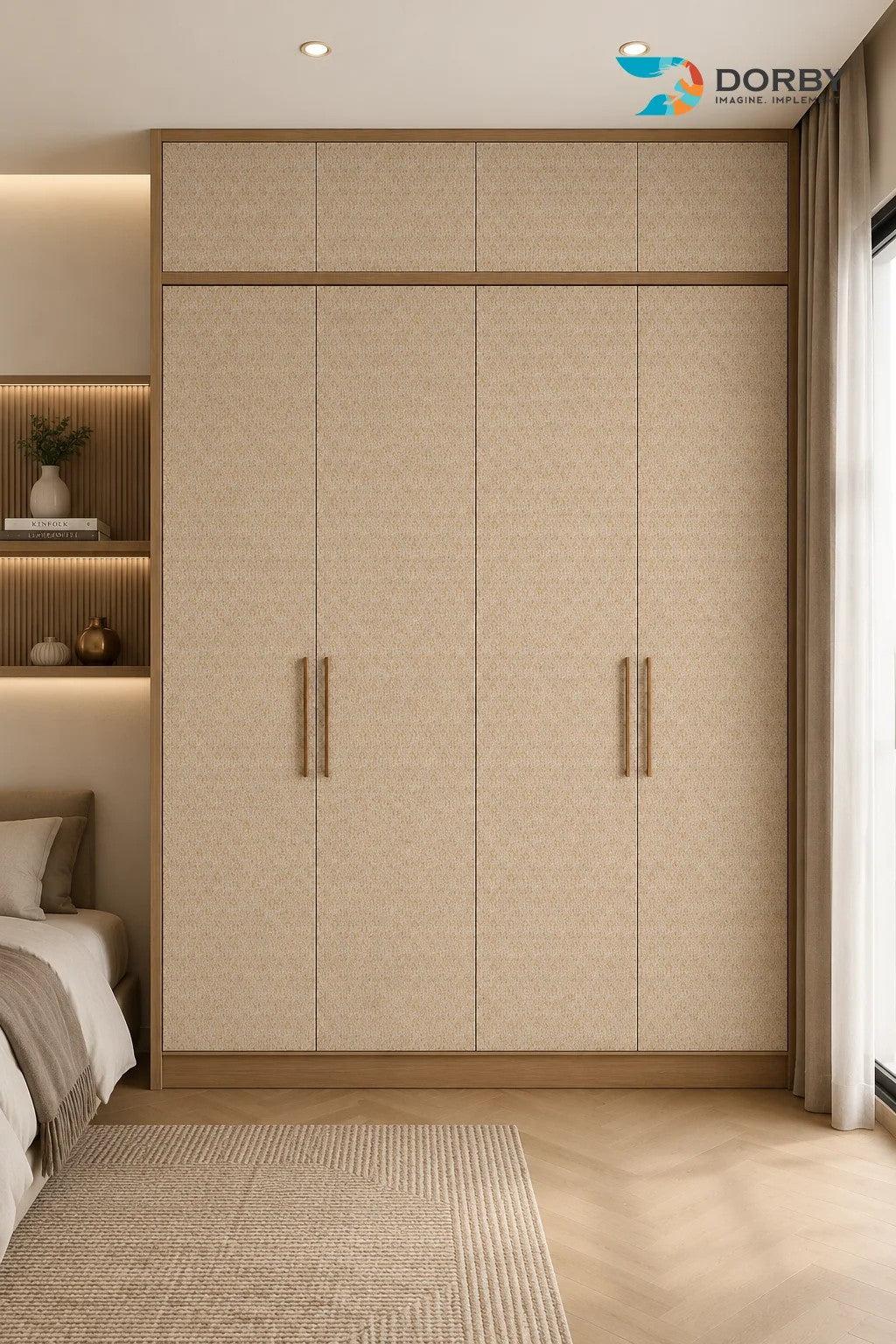 Cane Weave Beige Texture Laminate