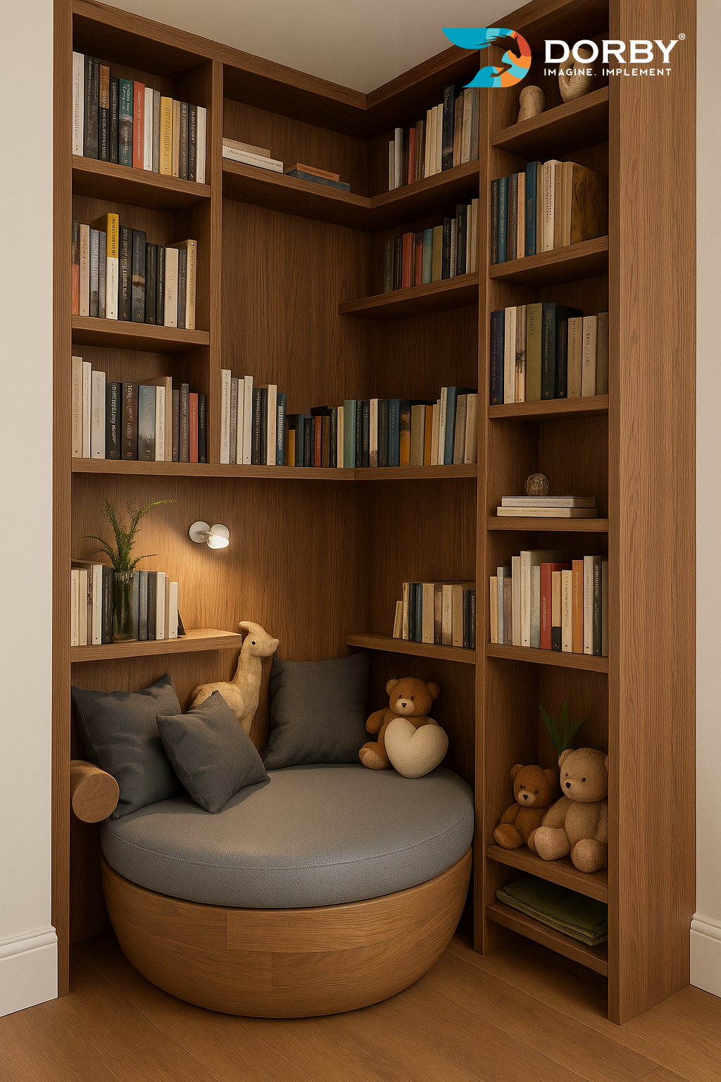 Classic Walnut -  RE 9094 Brown Wood Texture Laminate - Dorby mica