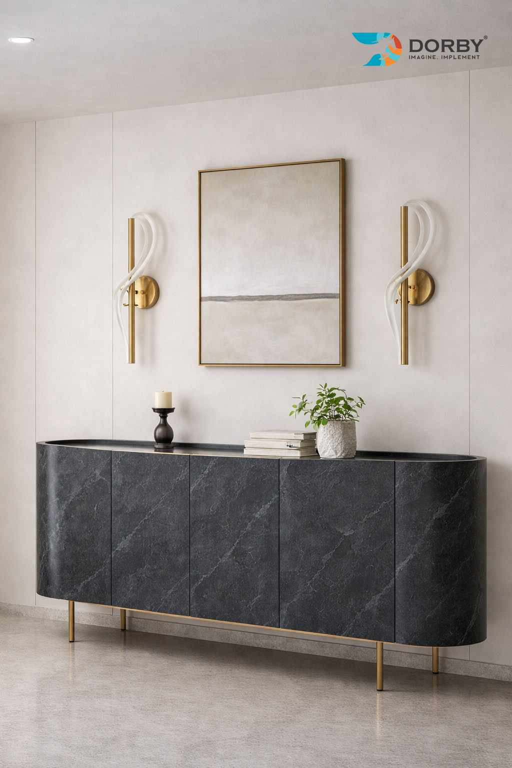 Dark Bruno - RK 9534 Grey Marble & Stone Texture Laminate - Dorby mica