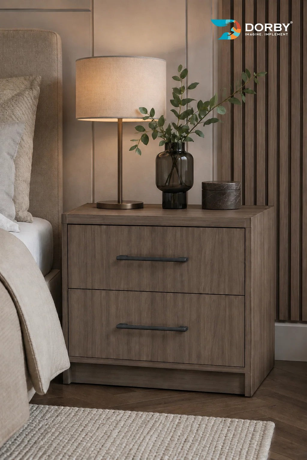 Weathered Oak Brown Wood Texture Laminate
