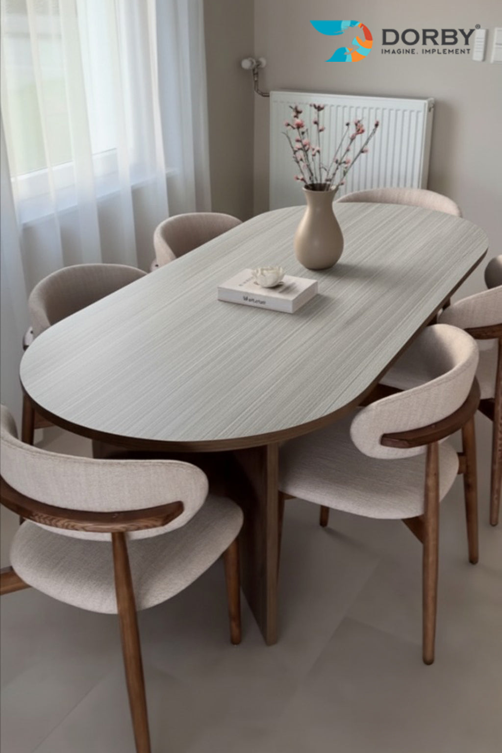 Salon Satin - RV 1561 Grey Wood Texture Laminate - Dorby mica