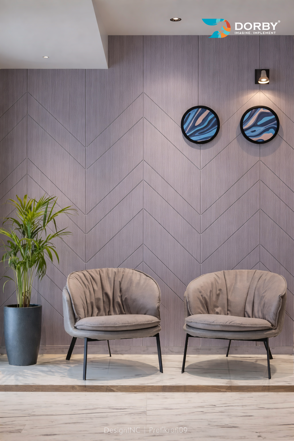 Avocatus Grey - RW 1590 Grey Marble & Stone Texture Laminate - Dorby mica