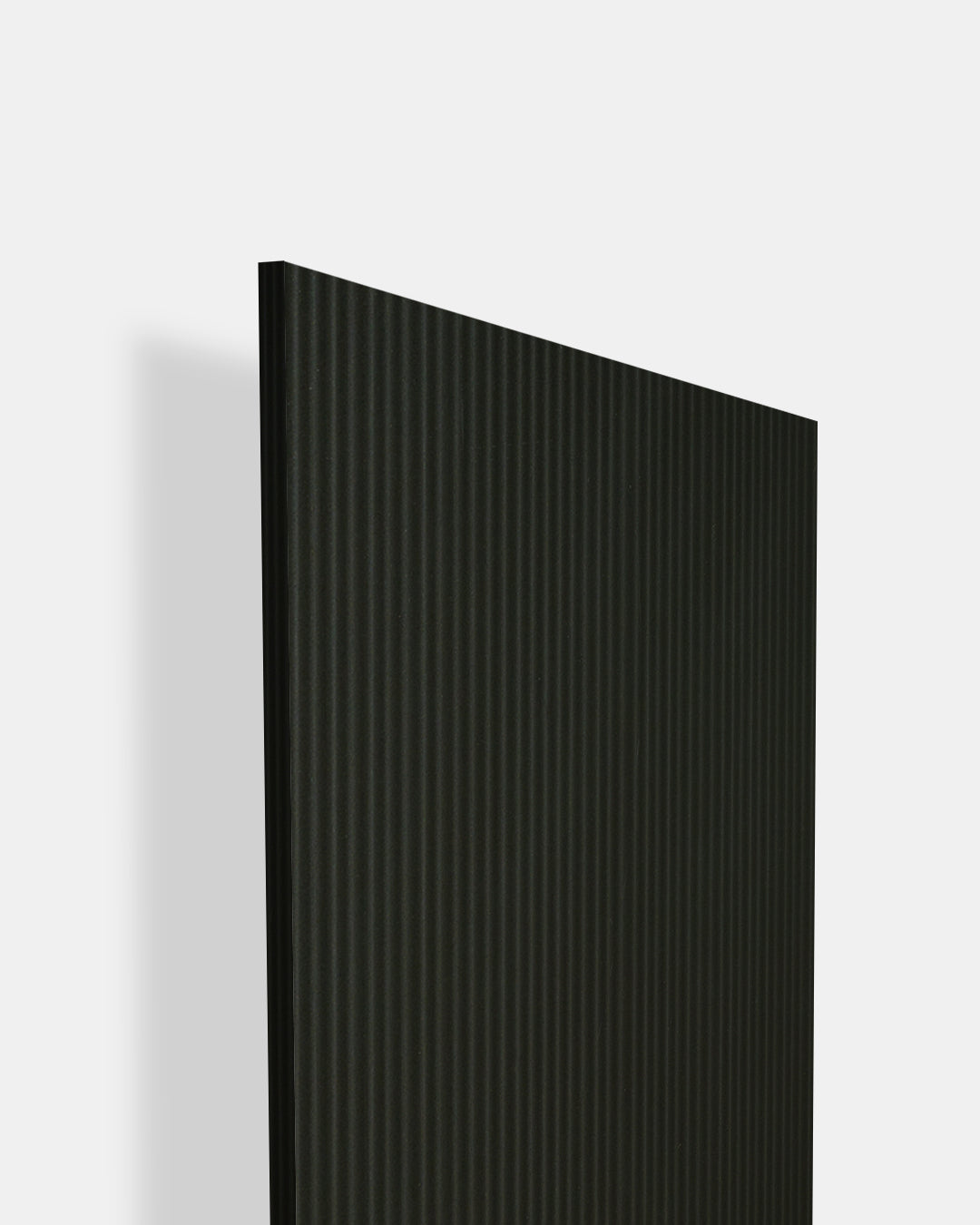 Dark Grey - SC 107 Black Fluted Texture Laminate - Dorby mica