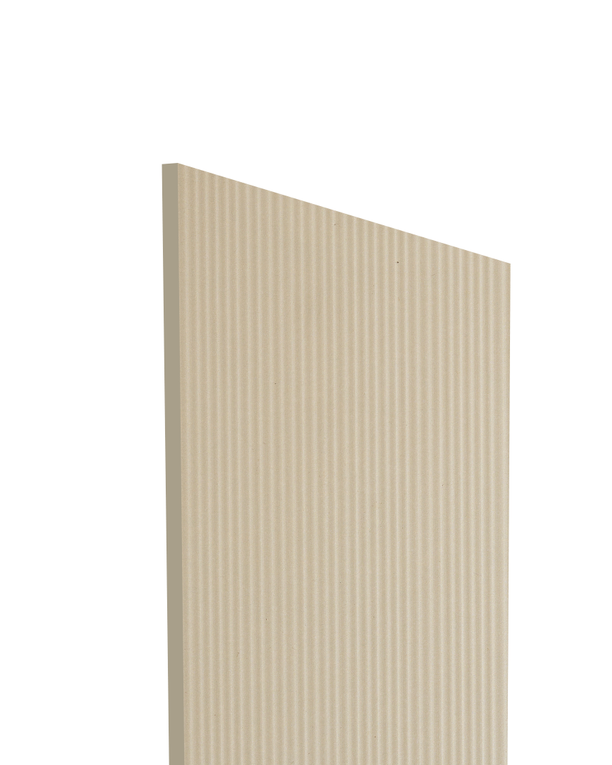 Sea Pearl - SC 156 Beige Fluted Texture Laminate - Dorby mica