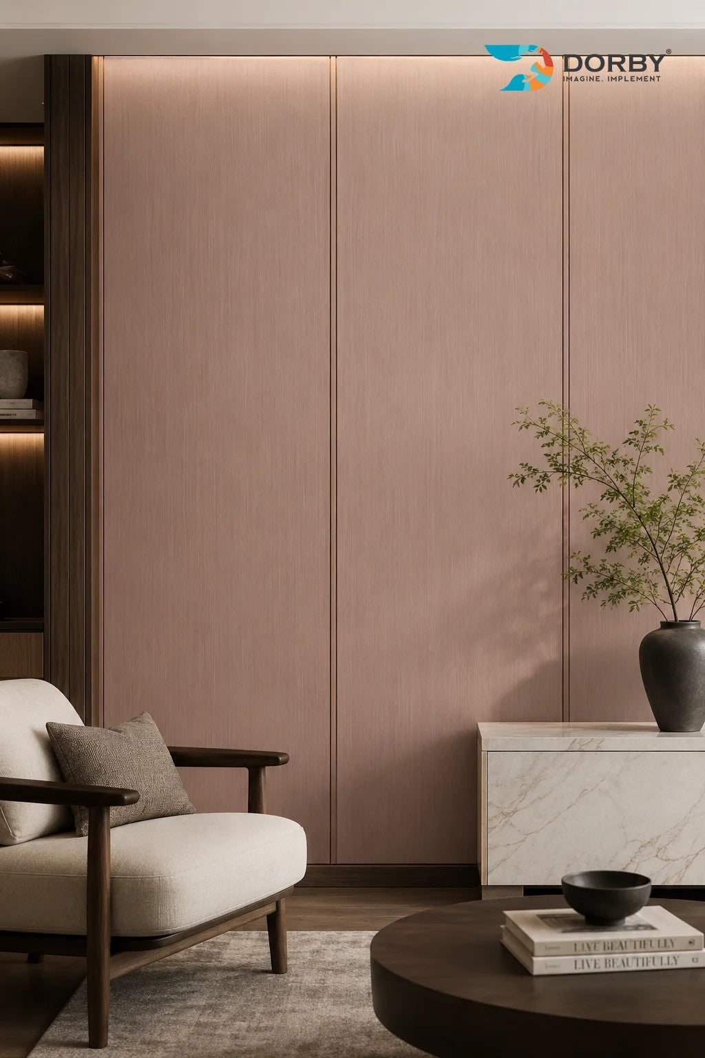 Truffle Beige Wood Texture Laminate