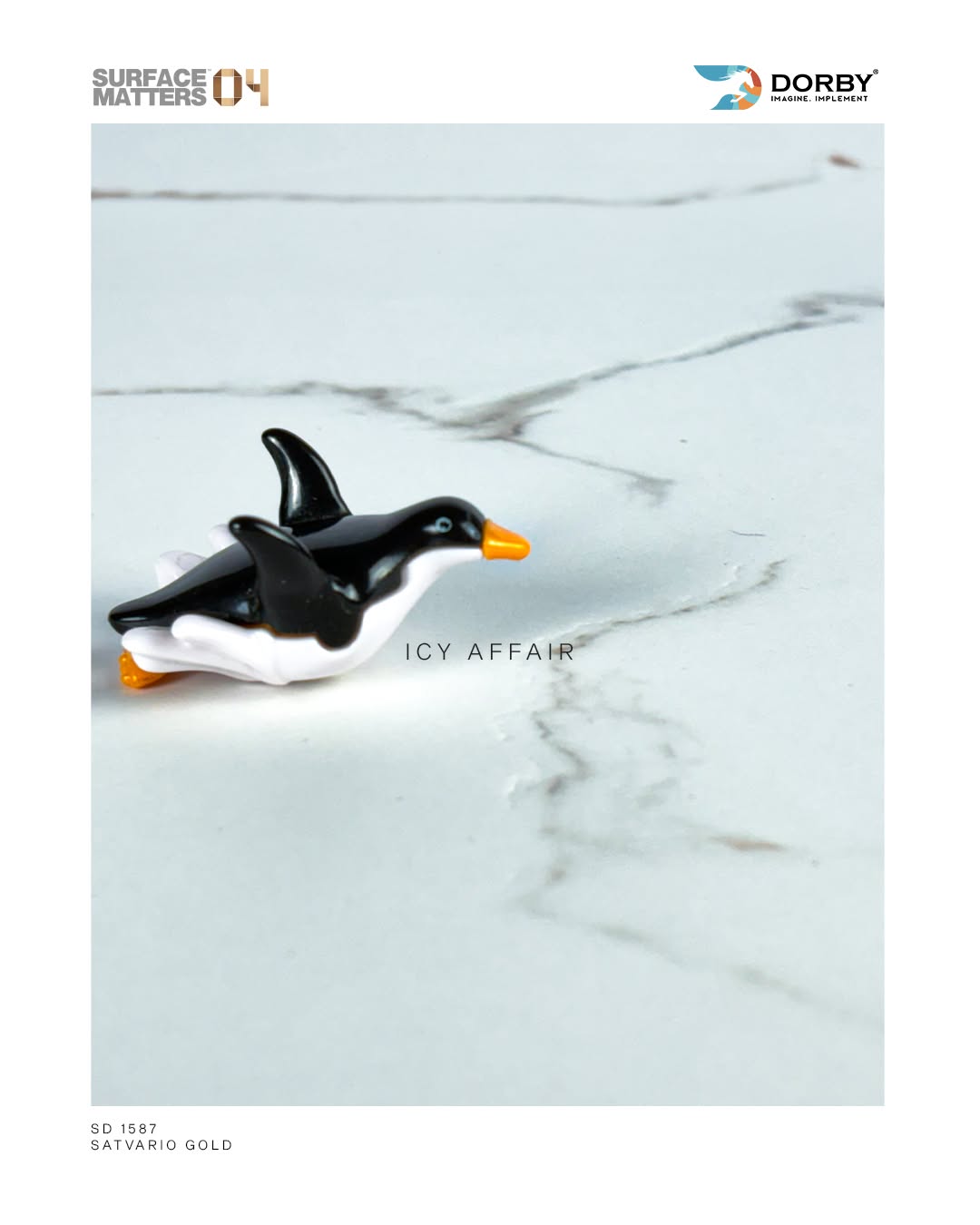 Satvario Gold - SD 1587 White Marble & Stone Texture Laminate - Dorby mica