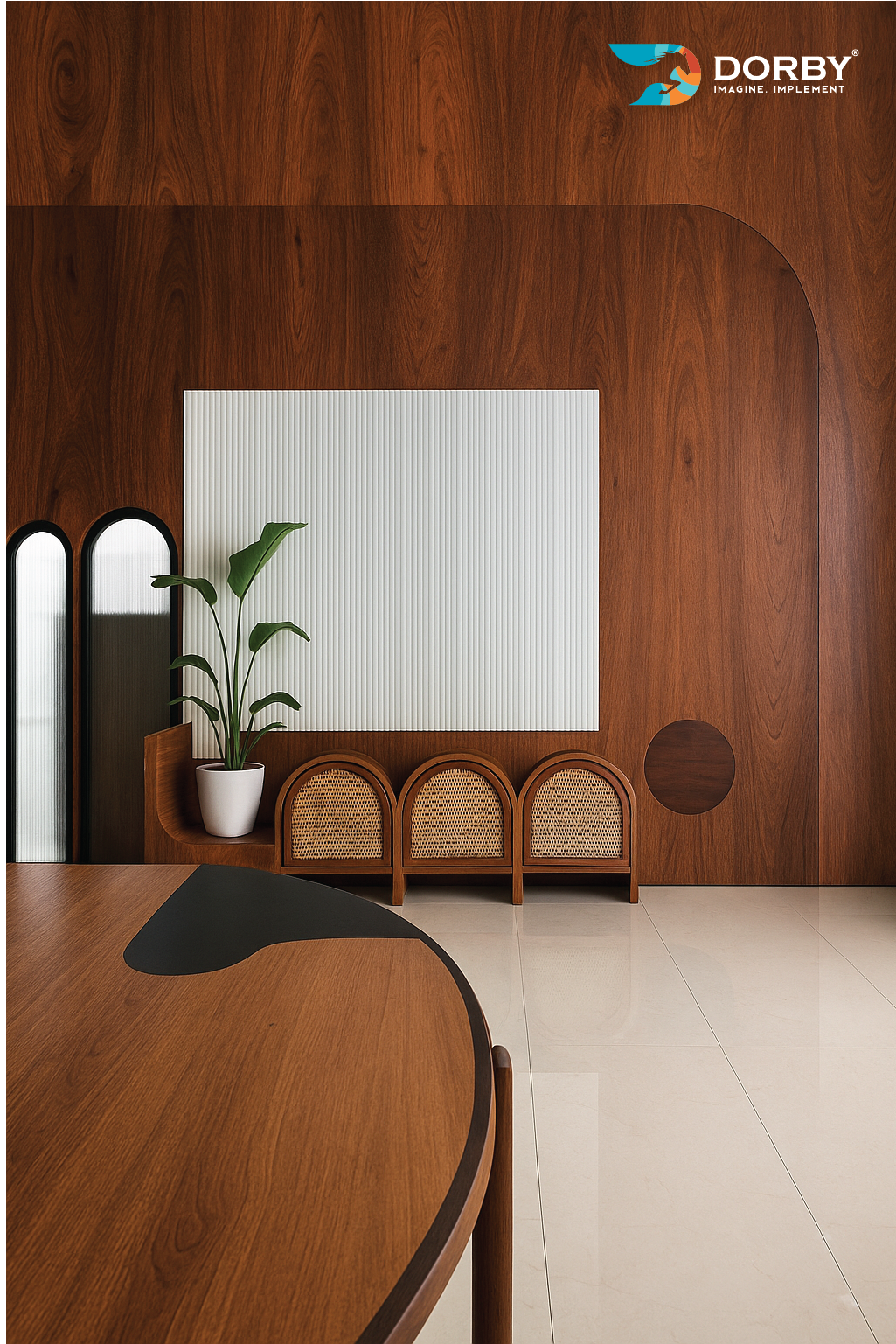 Classic Oak - SF 1140 Brown Wood Suede Laminate - Dorby mica
