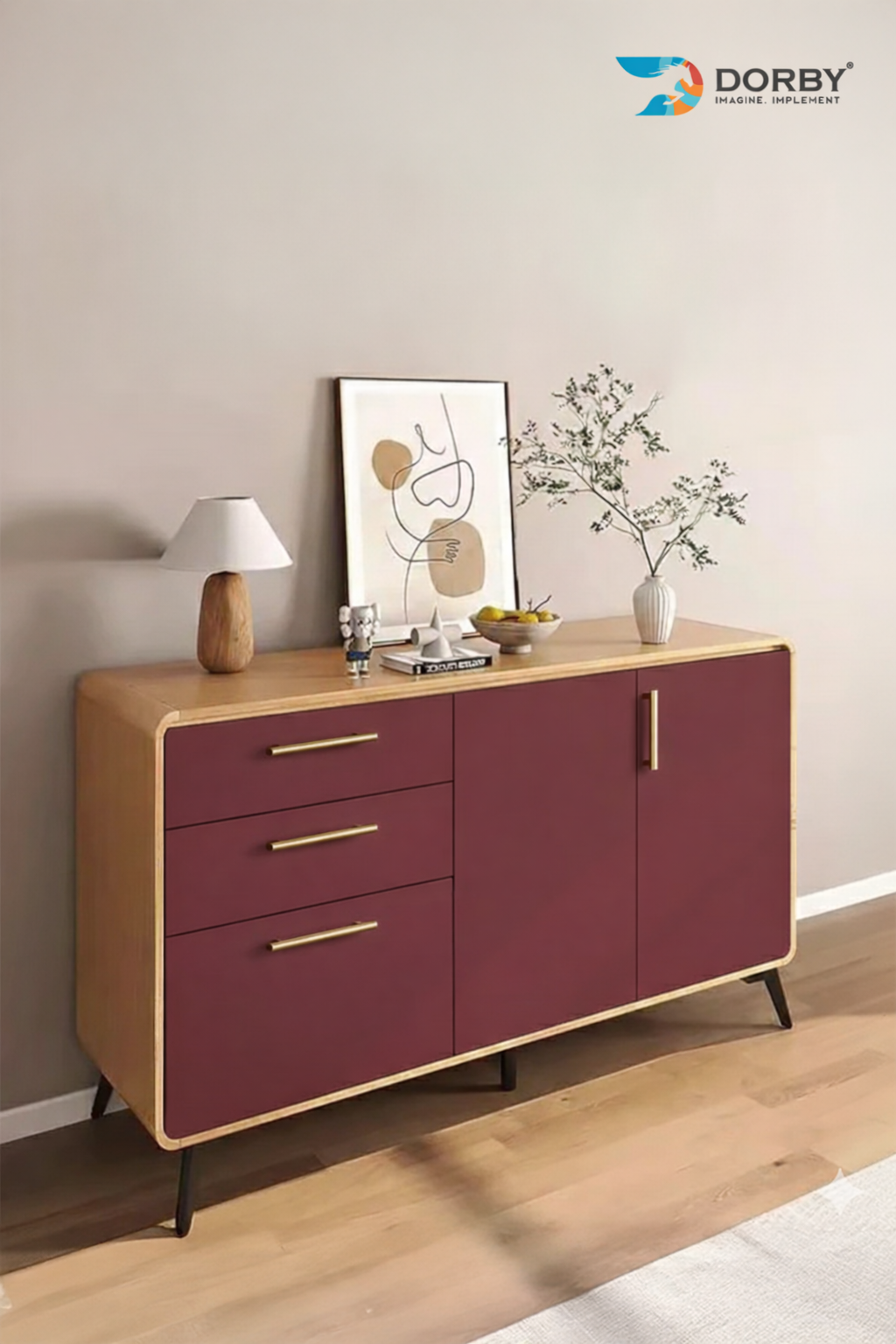 Fiesta Rose - SF 168 Red Plain Colors Suede Laminate - Dorby mica